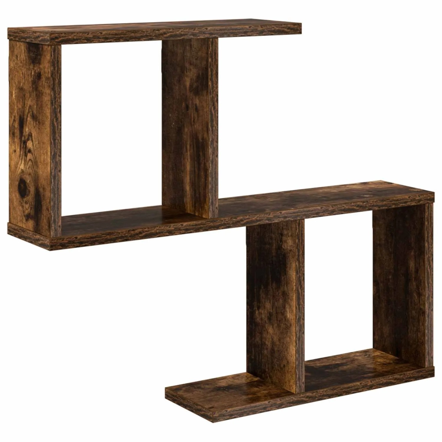 vidaXL Wandregal Räuchereiche 60 x 12 x 50,5 cm Holzwerkstoff 8012264