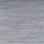 Detailansicht: Silberner Ayyildiz Outdoor Teppich Relax, 200x200 cm, Sisaloptik.