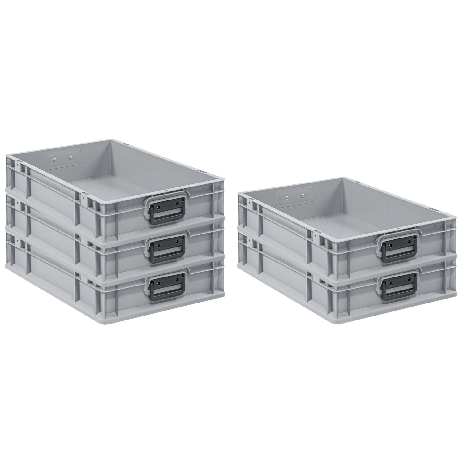 PROREGAL Spar Set 5x Eurobox Nextgen Portable Duo HxBxT 12 x 40 x 60 cm 23 günstig online kaufen