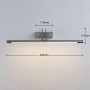Moderne Lindby LED Wandleuchte Mailine aus Alu, ideal zur Bilderbeleuchtung im Wohnzimmer.