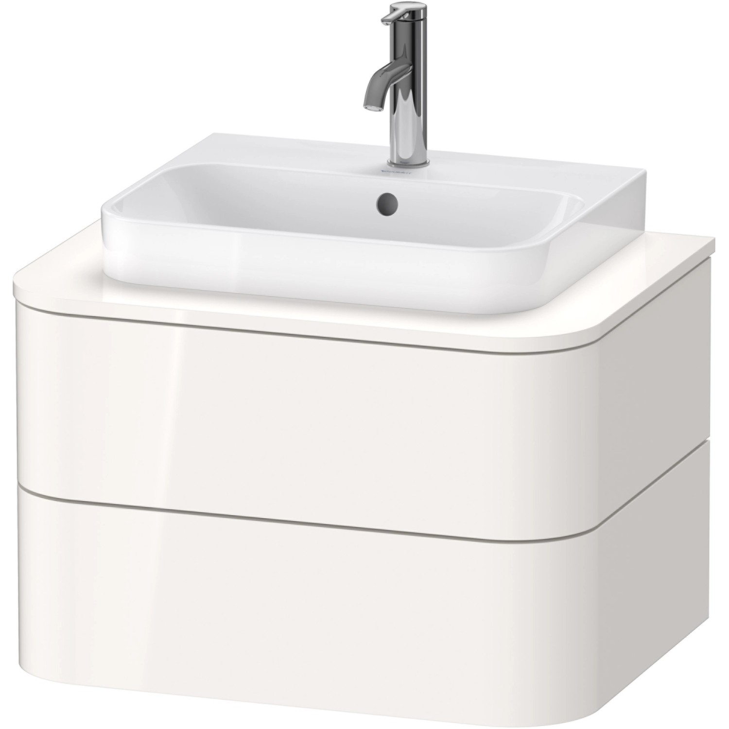 Duravit Waschbeckenunterschrank Happy D.2 Plus Weiß matt 65 cm