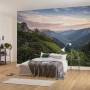 Vlies Fototapete Naturpark Allgäuer Hochalpen im Schlafzimmer, Berglandschaft bei Sonnenaufgang.