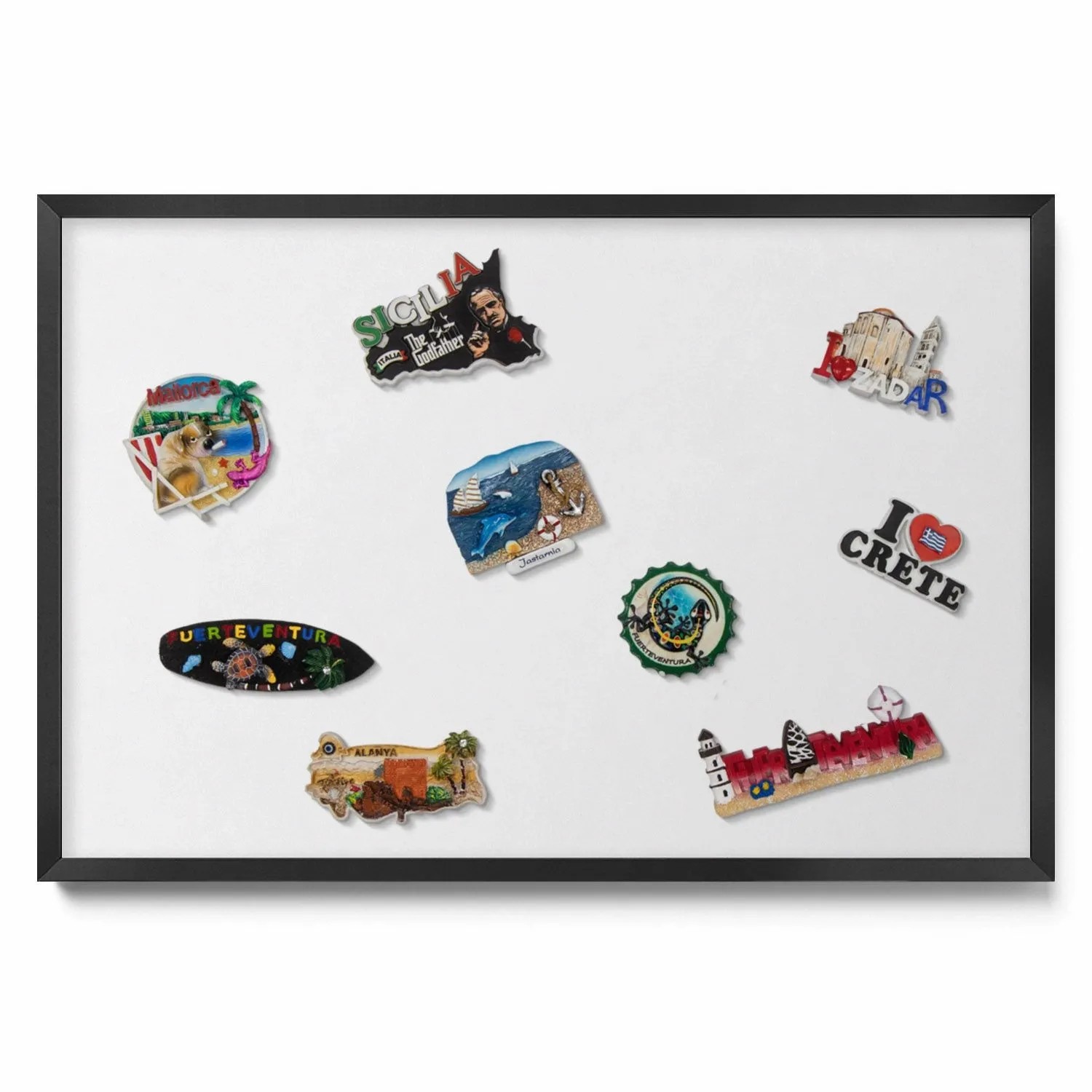 Tulup Magnettafel Magnettafel Dekorativ Bedruckt Farbe Weiß 60x40 cm Magnet günstig online kaufen