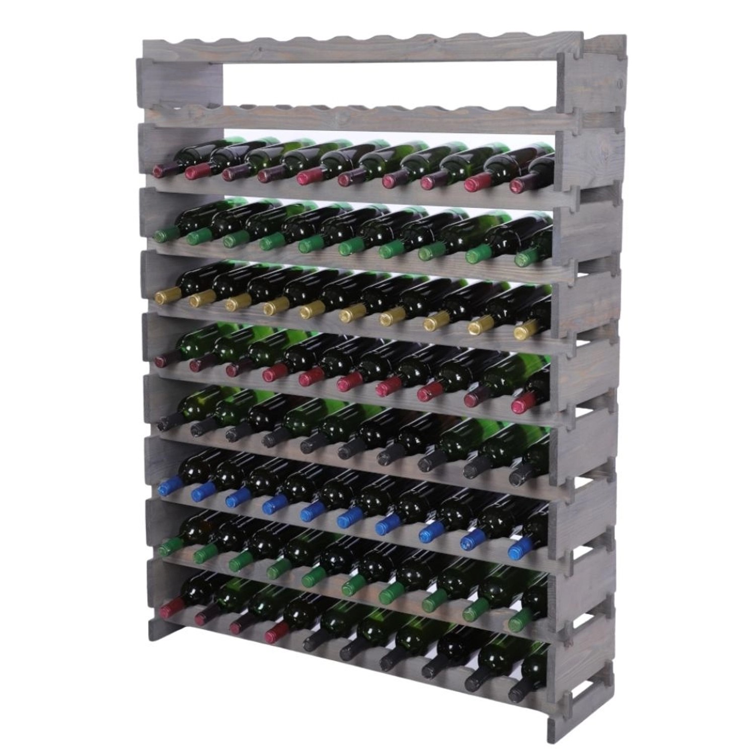 PROREGAL Weinregal VINOTECA FLEX PRO HxBxT 135x103x28cm 100 Flaschen Auf 10 günstig online kaufen