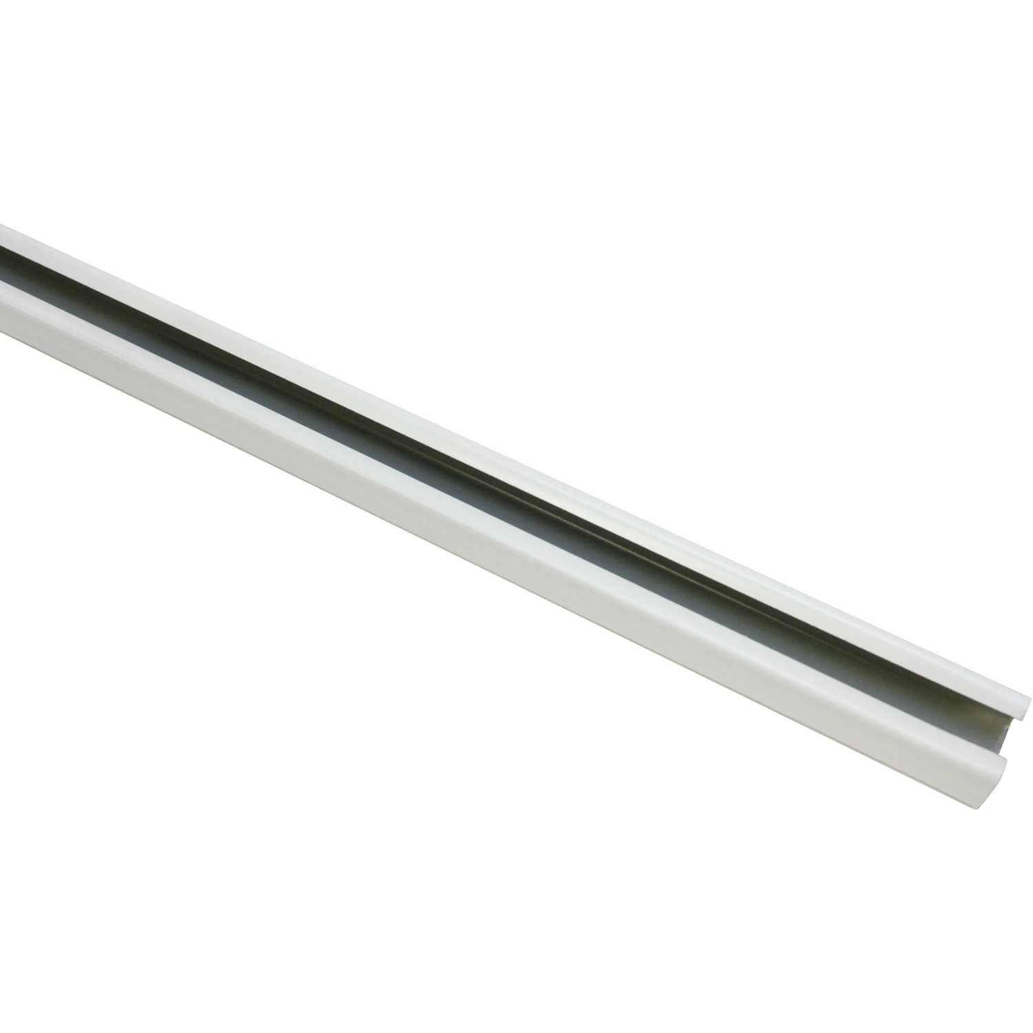 Weiße Gardinia U-Laufschiene, 290 cm, für Gardinen und Vorhänge.
