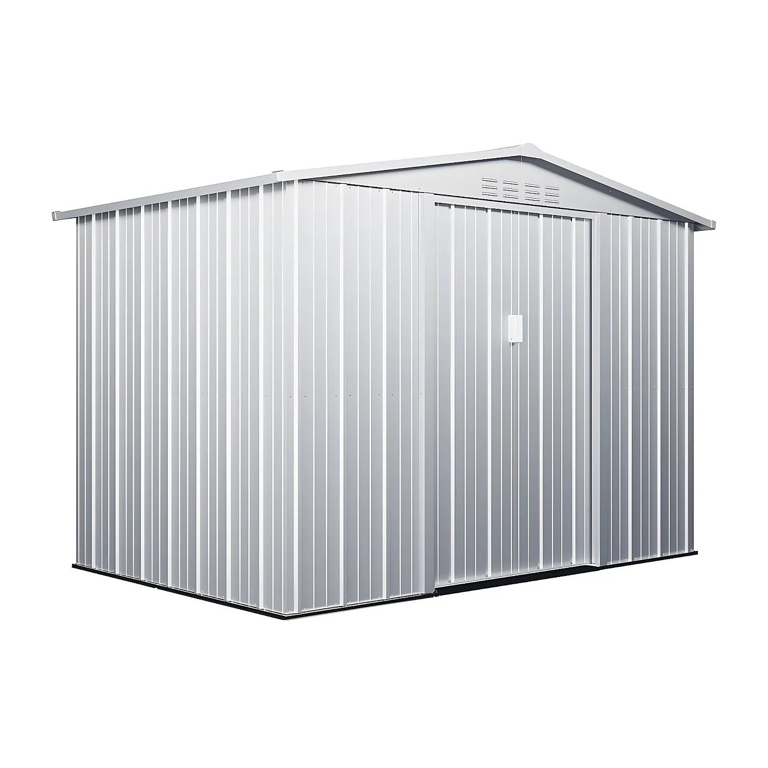 Vente-unique Schrebergartenhaus Linus Hellgrau 257 cm