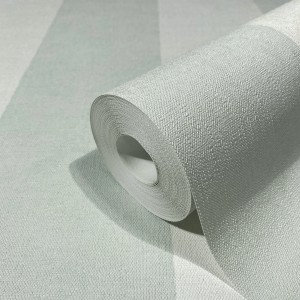 Rolle Marburg Vliestapete Streifen Modern Grün mit leichter Struktur.