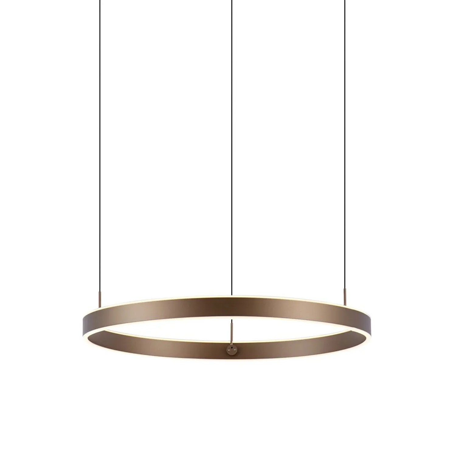 QAZQA Design Hängeleuchte DunkelBronze 3 Stufen Dimmbar Titmus