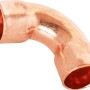 Kupfer Löt-Bogen, 90 Grad, Durchmesser 12 mm, zur Verbindung von Kupferrohren.