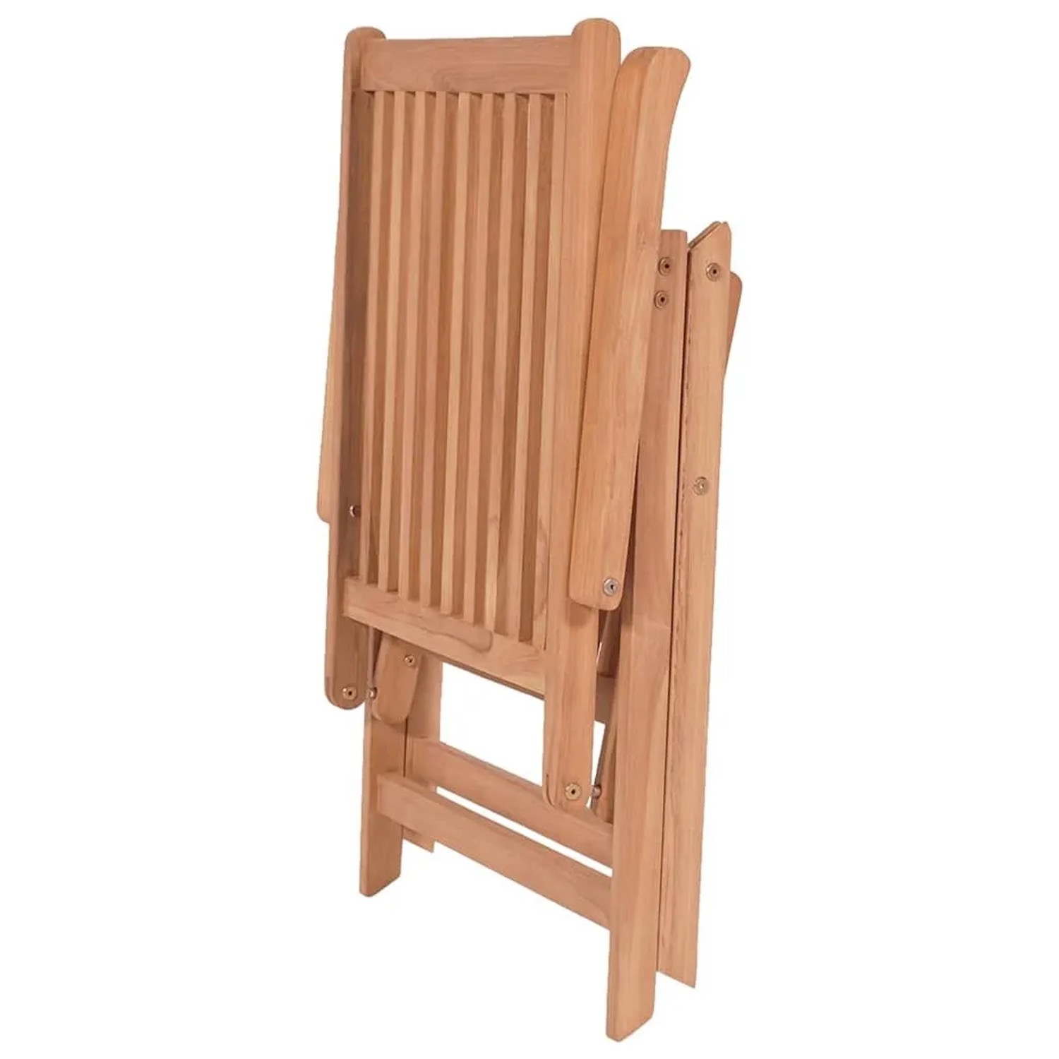 vidaXL Verstellbare Gartenstühle 2 Stk Massivholz Teak 43029_7