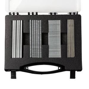 Scheppach Klammer- und Nagelsortiment im Koffer, Zubehör für Kompressoren.