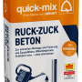 Quick-Mix Ruck-Zuck Beton 25 kg Sack, Schnellbeton für Montage und Fixierung.
