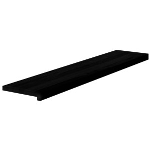 vidaXL Treppenstufen 4 Stk Dunkelbraun 120x30x2 cm Massivholz Eiche 3283024