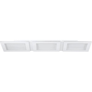 Weiße Eglo LED-Deckenleuchte Padrogiano-Z, 120x30 cm, für Eglo Connect Beleuchtung.