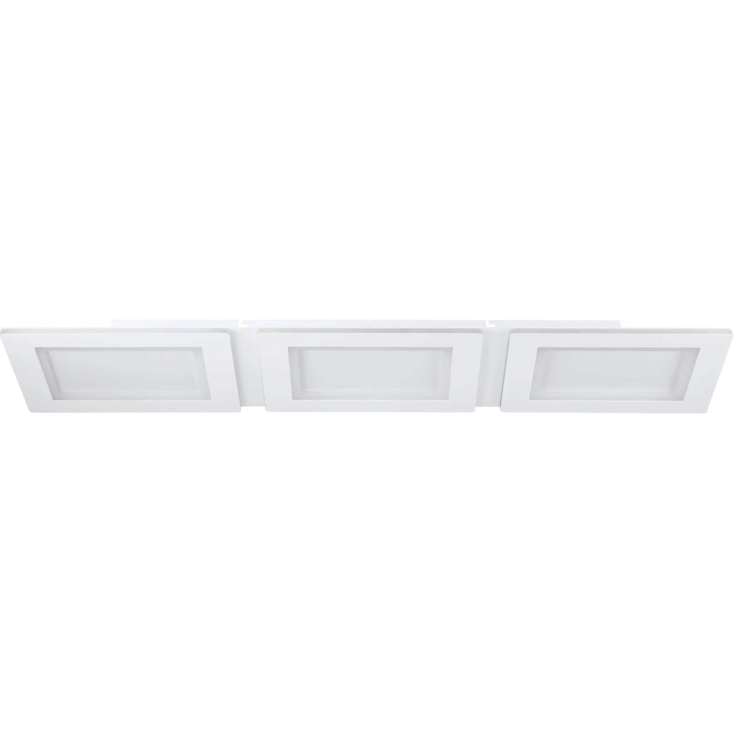 Weiße Eglo LED-Deckenleuchte Padrogiano-Z, 120x30 cm, für Eglo Connect Beleuchtung.