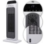 TroniTechnik Turm-Keramikheizer mit WIFI und App-Steuerung, 2000 Watt, weiß.