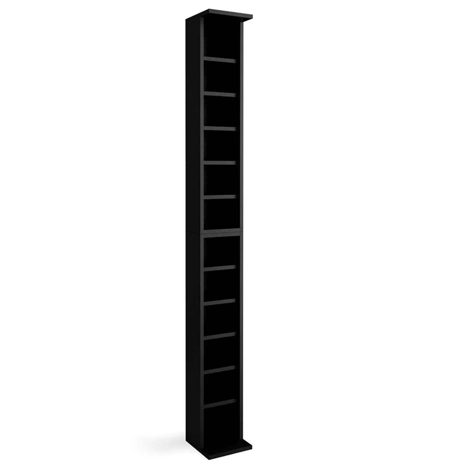 Vicco Cd-Regal Schwarz 21 x 184 Groß Art Nr 30027