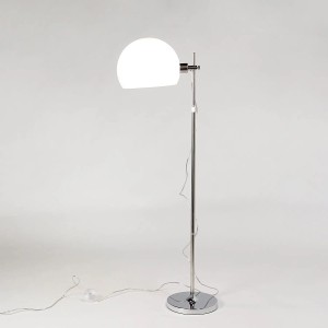 EASYLIGHT Stehlampe Verstellbar 160 cm Chrom Weiß Bauhaus Design E27