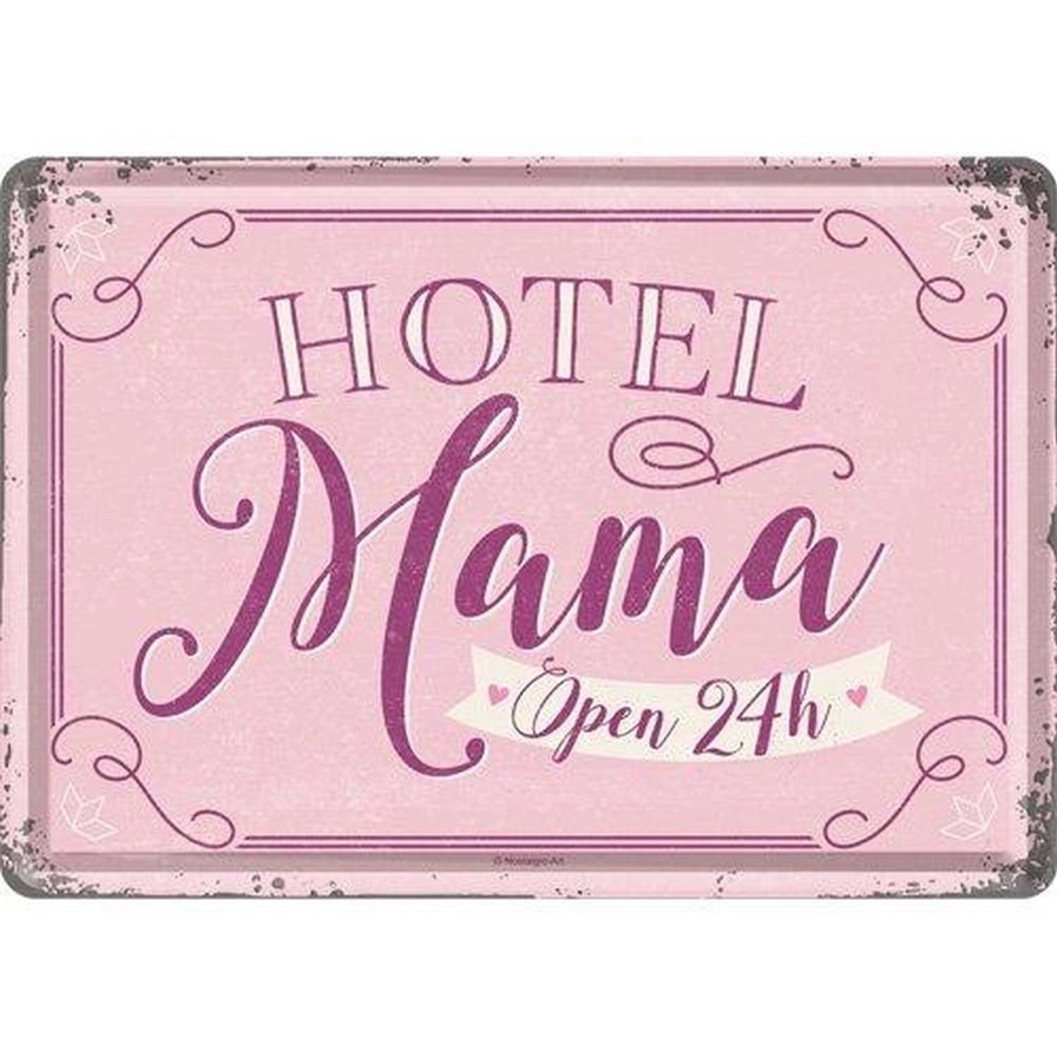 Nostalgic-Art Blechpostkarte - Word Up - Hotel Mama günstig online kaufen