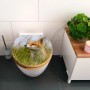 Banjado WC-Sitz aus Bambus mit Fuchs Motiv. Toilettendeckel mit Absenkautomatik.