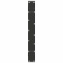 Schwarzes vidaXL Esstischbein in A-Form, Stahl, 100x72 cm, 2er-Set.