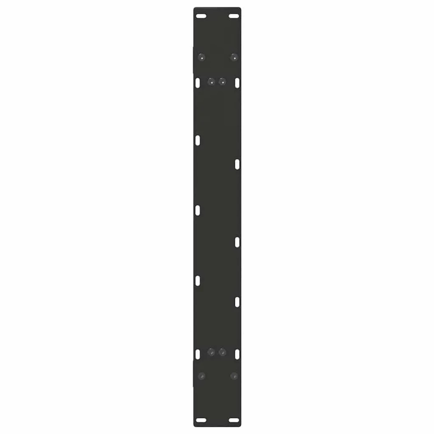 Schwarzes vidaXL Esstischbein in A-Form, Stahl, 100x72 cm, 2er-Set.
