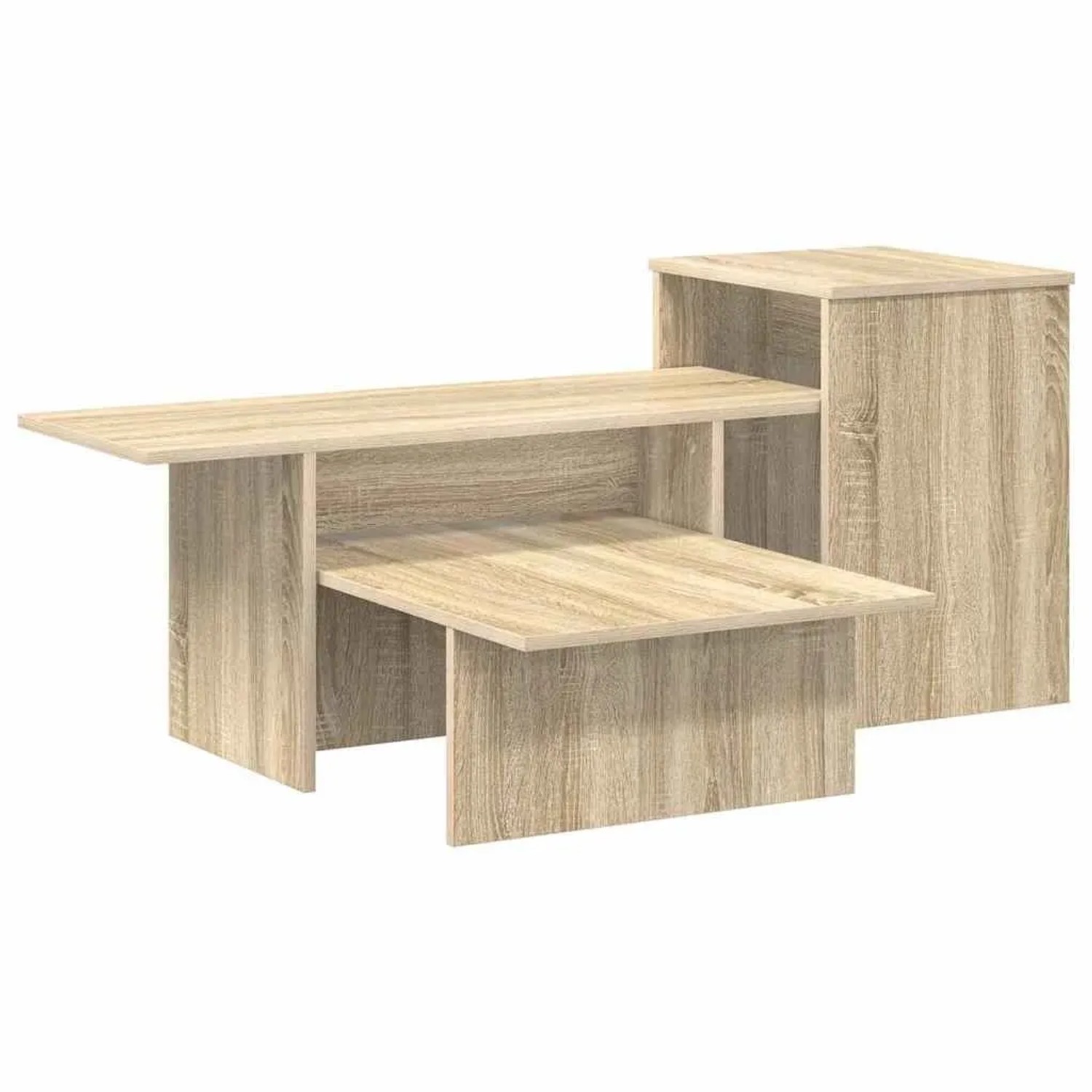 vidaXL Konsolentisch Sonoma-Eiche 91,5 x 35 x 38,5 cm Holzwerkstoff 891162