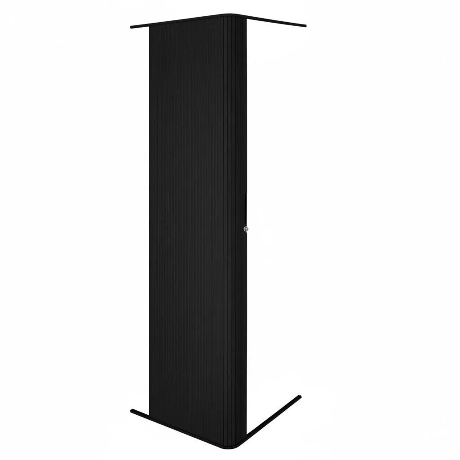 Monstershop Rollladen Duschtür Schwarz