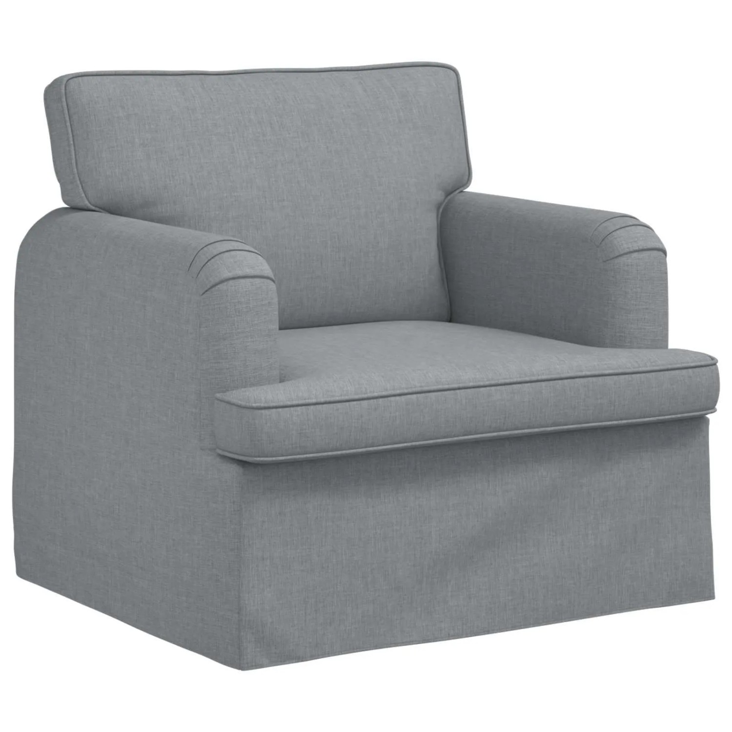 vidaXL Sofa Hellgrau 84 x 80 x 85 cm Stoff 42024476