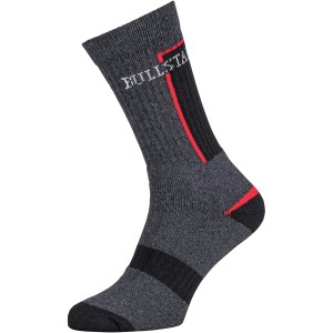 Graue Bullstar Universalsocke Plus (Gr. 41-45) im 2er-Pack, Arbeitskleidung mit Frotteepolsterung.