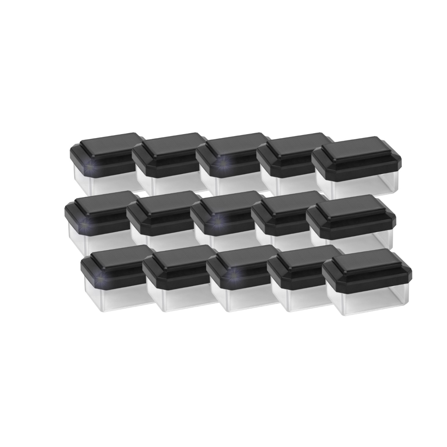 6040 Solarleuchte Solar Zaunleuchte LED 15 Stück günstig online kaufen