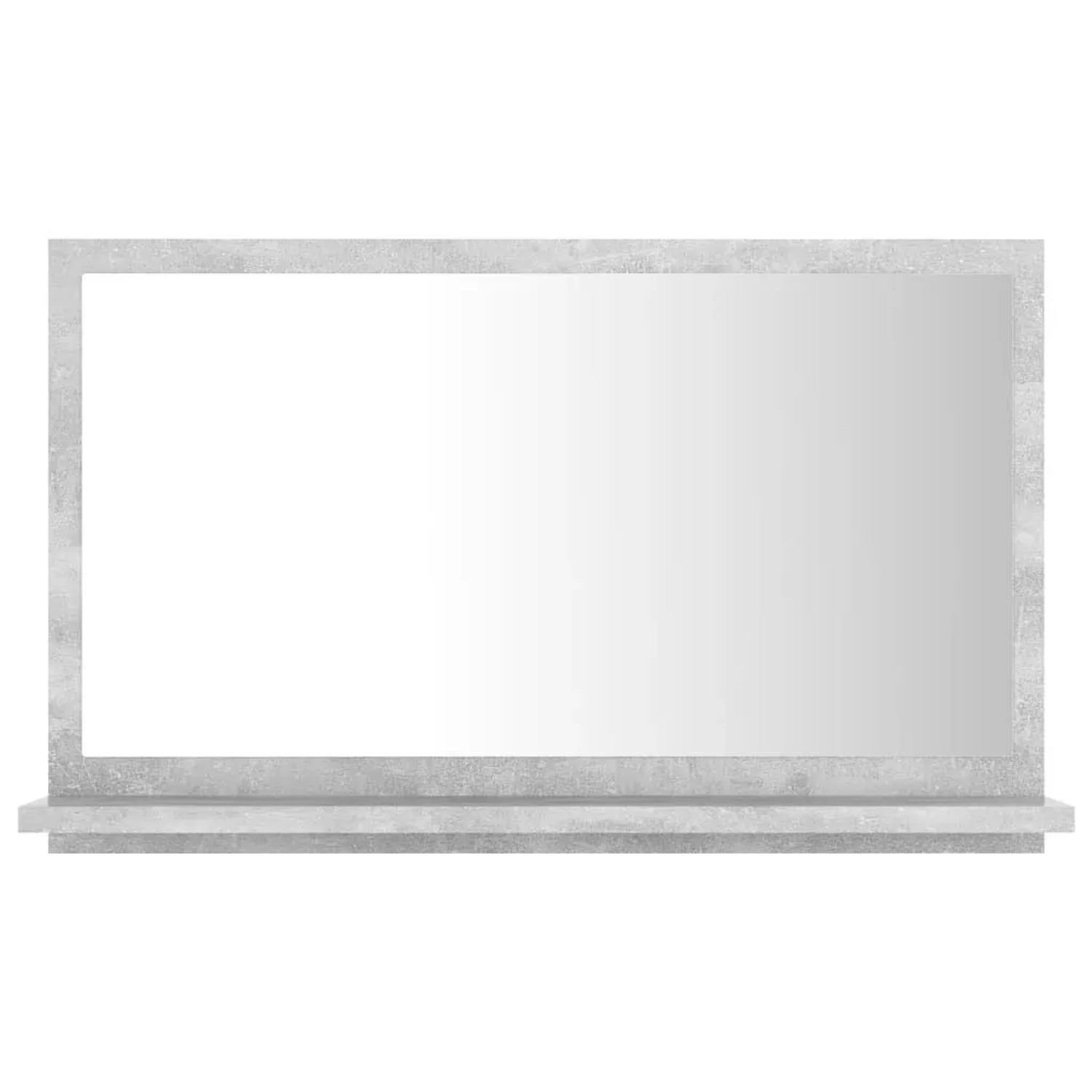 vidaXL Badspiegel Betongrau 60x10,5x37 cm Holzwerkstoff 804566