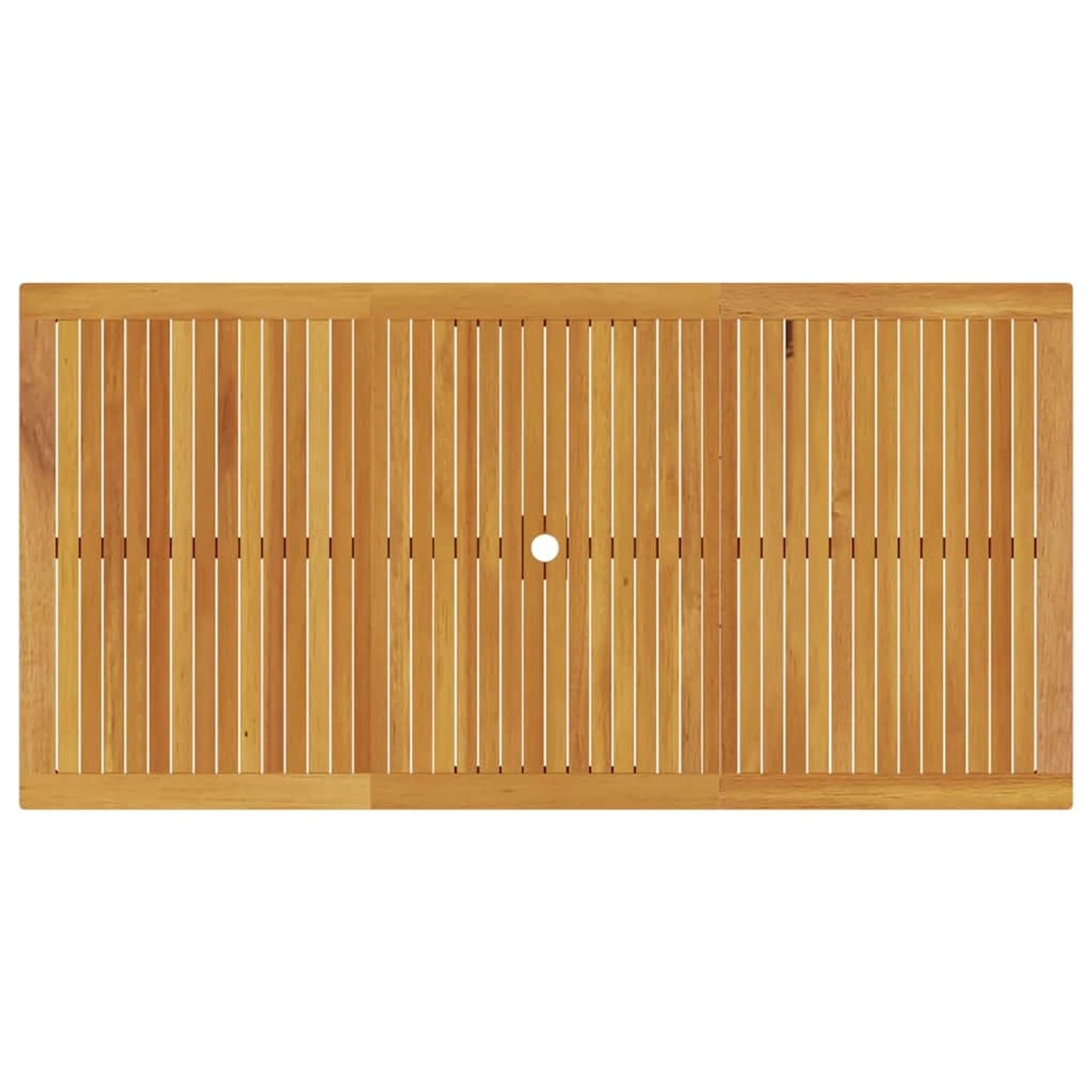 vidaXL Garten-Essgruppe, 7-teilig, Akazie, klappbar. Tischplatte aus Massivholz, geölt.