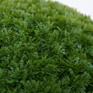 Detailaufnahme: MCW Künstlicher Busch O96, grüne Thujakugel aus Polyethylen, Ø 32cm.