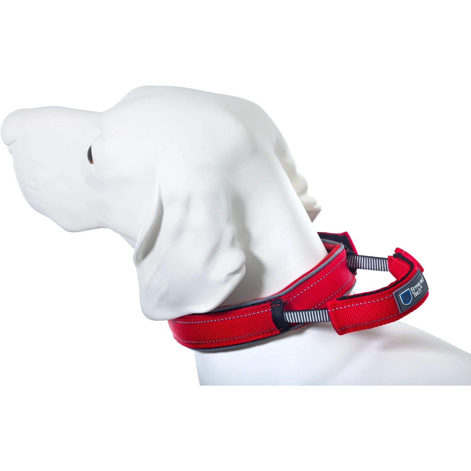 Arquivet Hundehalsband – Nylon Glatt Rot, 2,5 X 53 Cm, Verstellbar & Langlebig