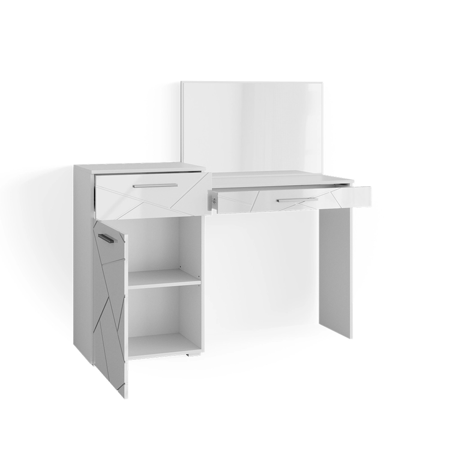 Vicco Schminktisch Irma Weiß 39 cm Opt 2