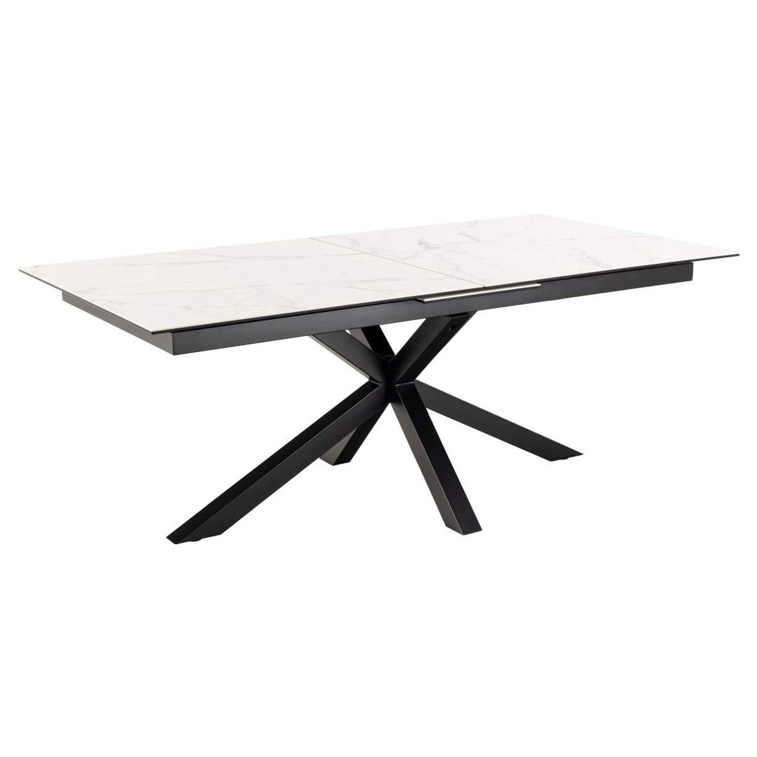 ebuy24 Heaven Esstisch 100x200/240cm inkl 1 Zusatzplatte Weiß günstig online kaufen