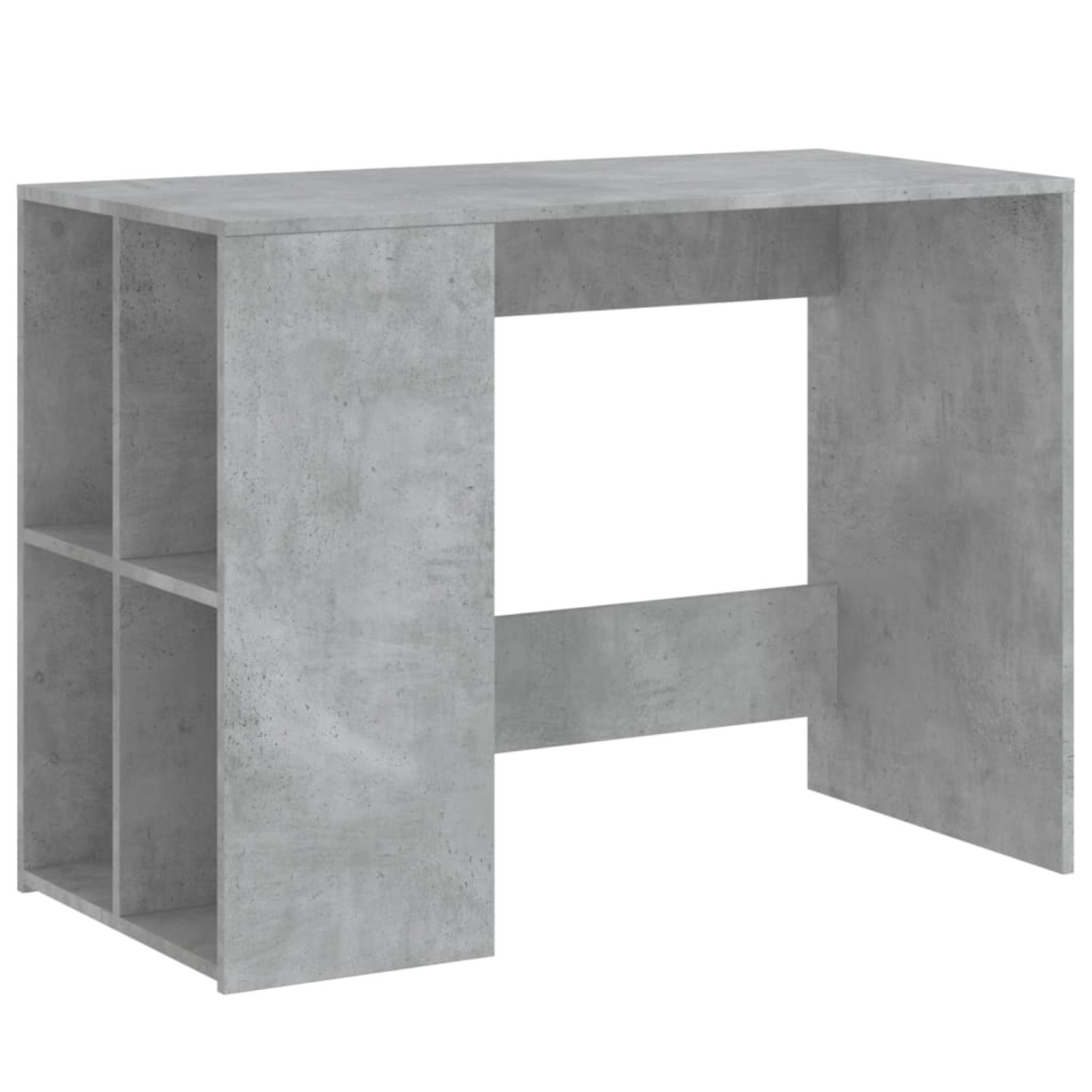 vidaXL Schreibtisch Betongrau 102x50x75 cm Holzwerkstoff 840544 günstig online kaufen