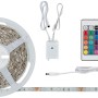Paulmann SimpLED RGB LED-Strip Set (5 m) mit Fernbedienung, Trafo und Zubehör.
