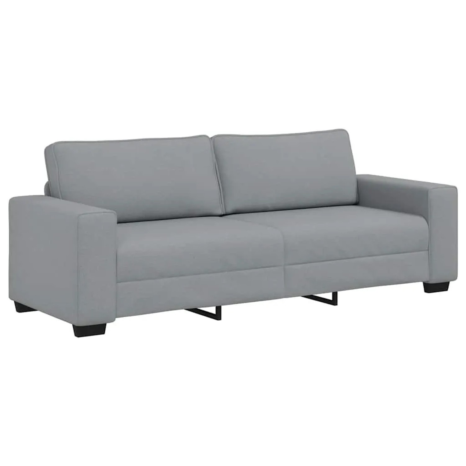 vidaXL 3-Sitzer-Sofa Hellgrau 180 cm Stoff 4105176 günstig online kaufen