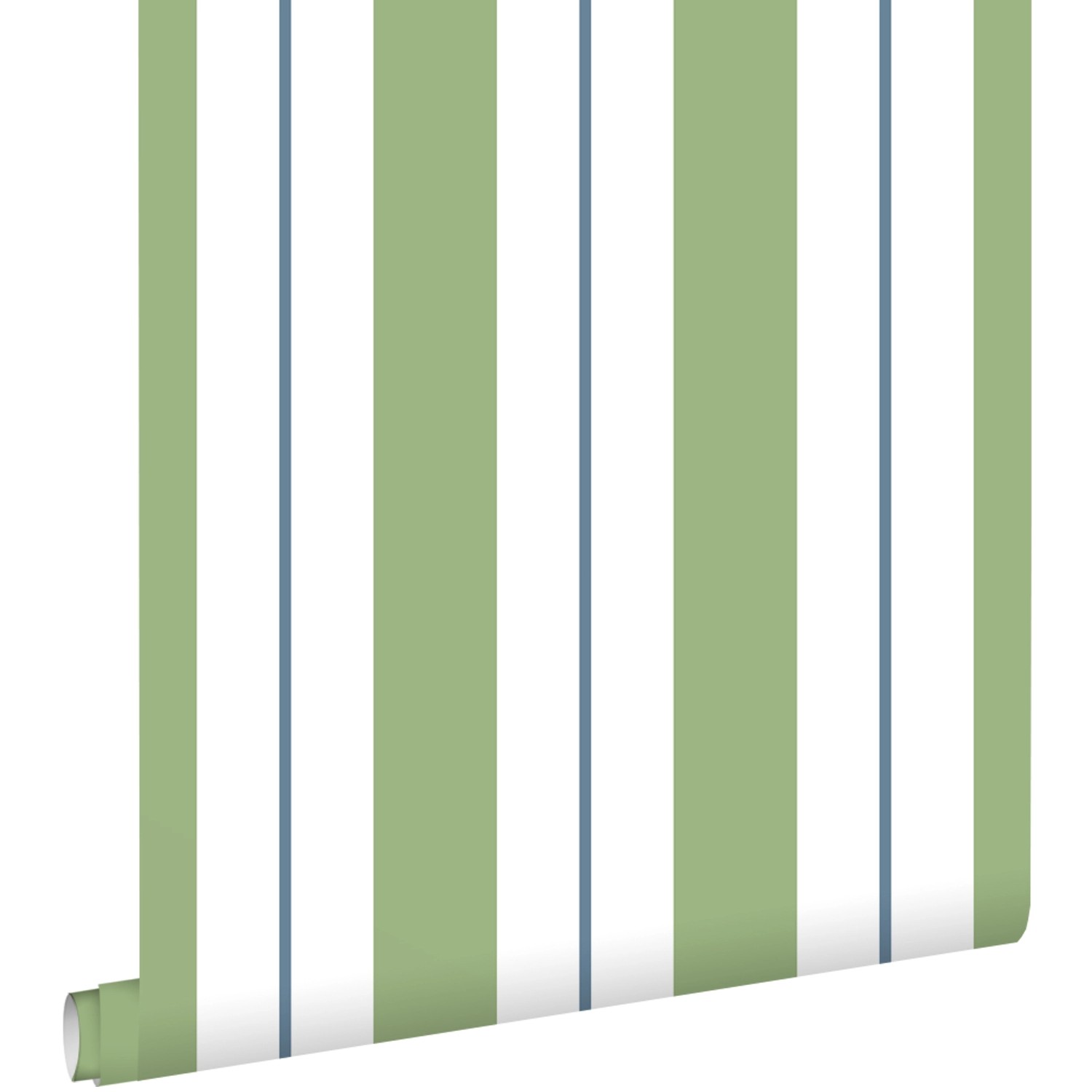 ESTAhome Tapete Streifen Grün und Blau 50 x 900 cm günstig online kaufen