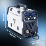 STAHLWERK Schweißgerät MIG MAG 200 ST, Inverter-Schweißgerät mit 200 A Leistung.