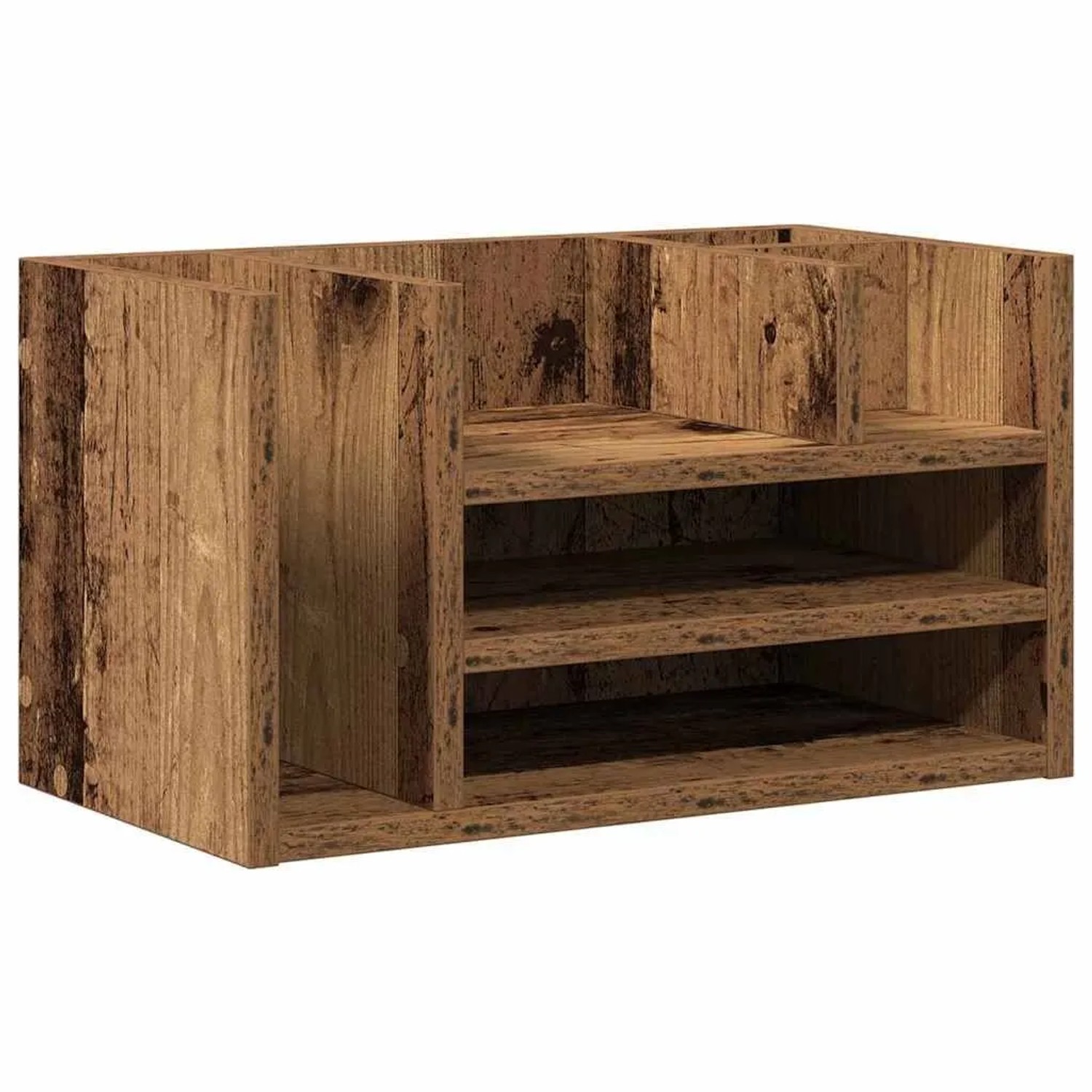vidaXL Schreibtisch Organizer Altholz 44,5 x 24 x 25 cm Holzwerkstoff 869198