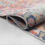 Gemusterter Floornovo Outdoor Teppich, 290x200 cm, mit floralem Muster in Pastellfarben.