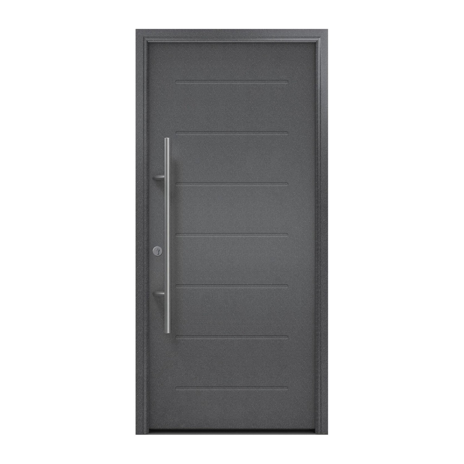EcoStar Haustür Isopro Secur IPS 015 Anthrazitmetallic 110 cm x 210 cm DIN günstig online kaufen