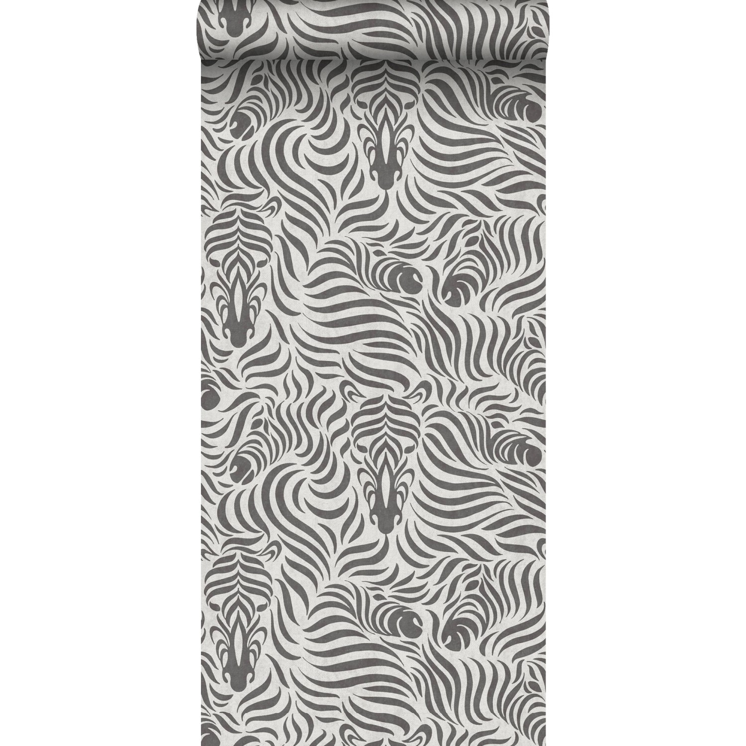 Sanders & Sanders Tapete Zebras Schwarz und Weiß 53 cm x 10 m günstig online kaufen