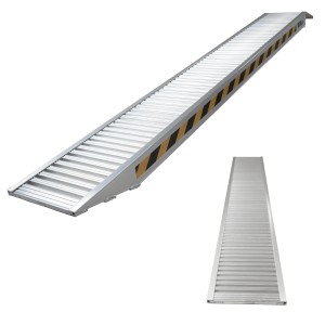 TRUTZHOLM Schwerlastrampe, 265cm, 1650kg, Alu, Zubehör für Autoanhänger.