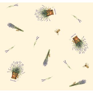 d-c-fix Tischdecke Larissa Meterware mit Lavendel-Motiv.