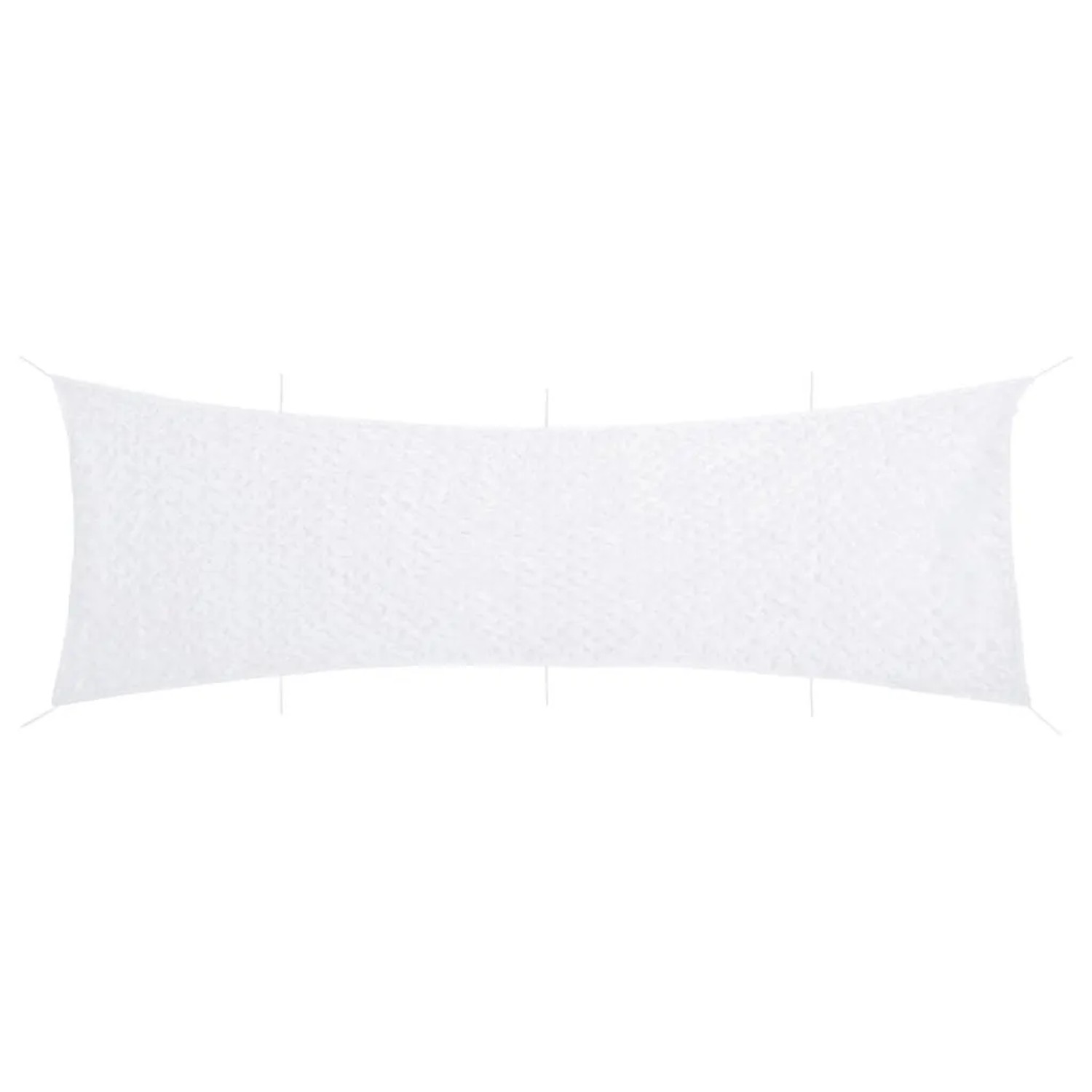 vidaXL Tarnnetz mit Aufbewahrungstasche 809x207 cm Weiß 4008281