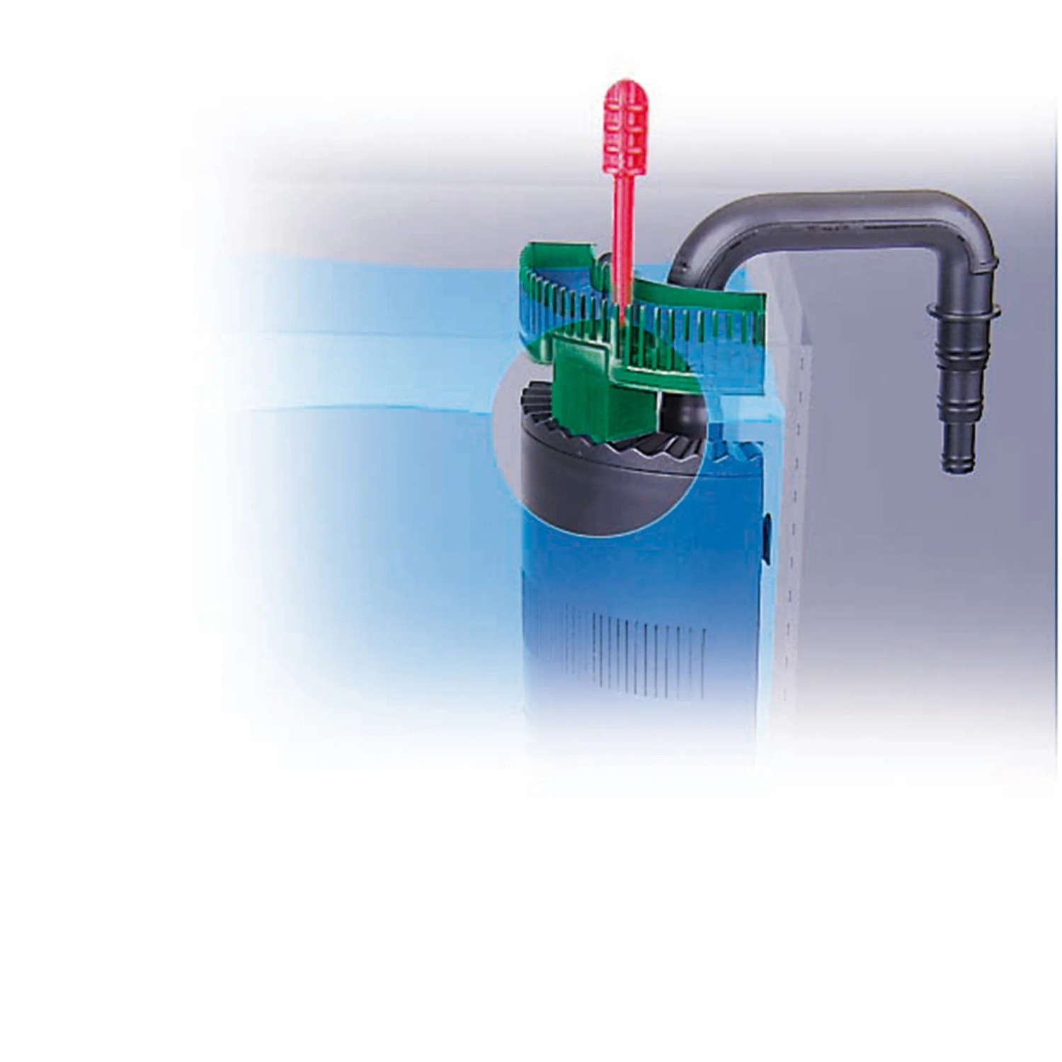 JBL TopClean II Aquarium Reiniger zur Beseitigung von Belägen auf der Wasseroberfläche.